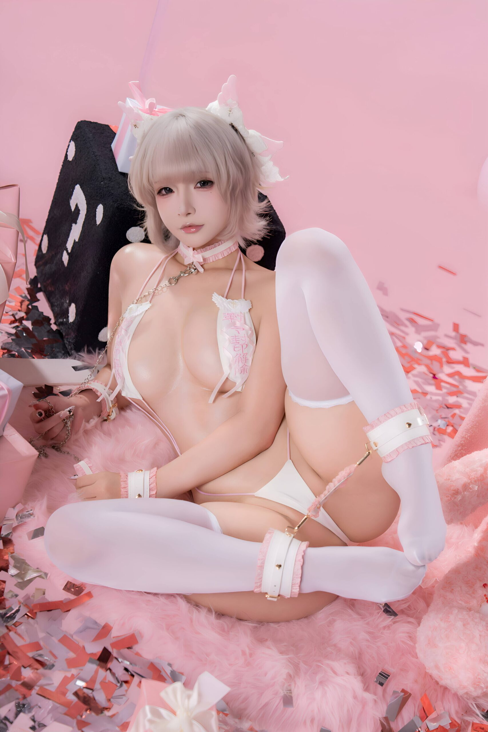 yuuhui玉汇 – 双生-白美图拍