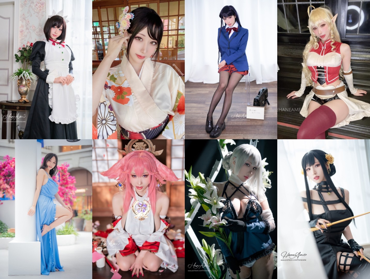 HaneAme雨波美女写真图集打包下载424套 174GB