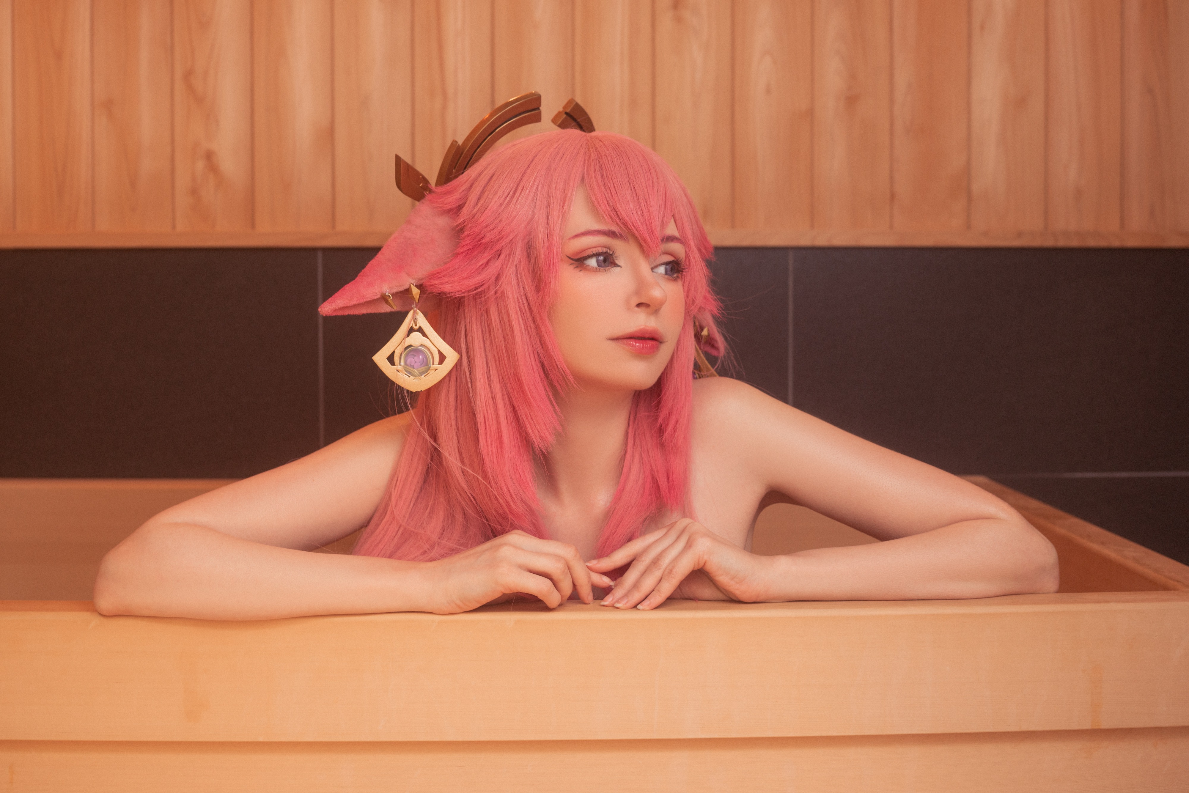 Peachmilky - Yae Miko Onsen-4