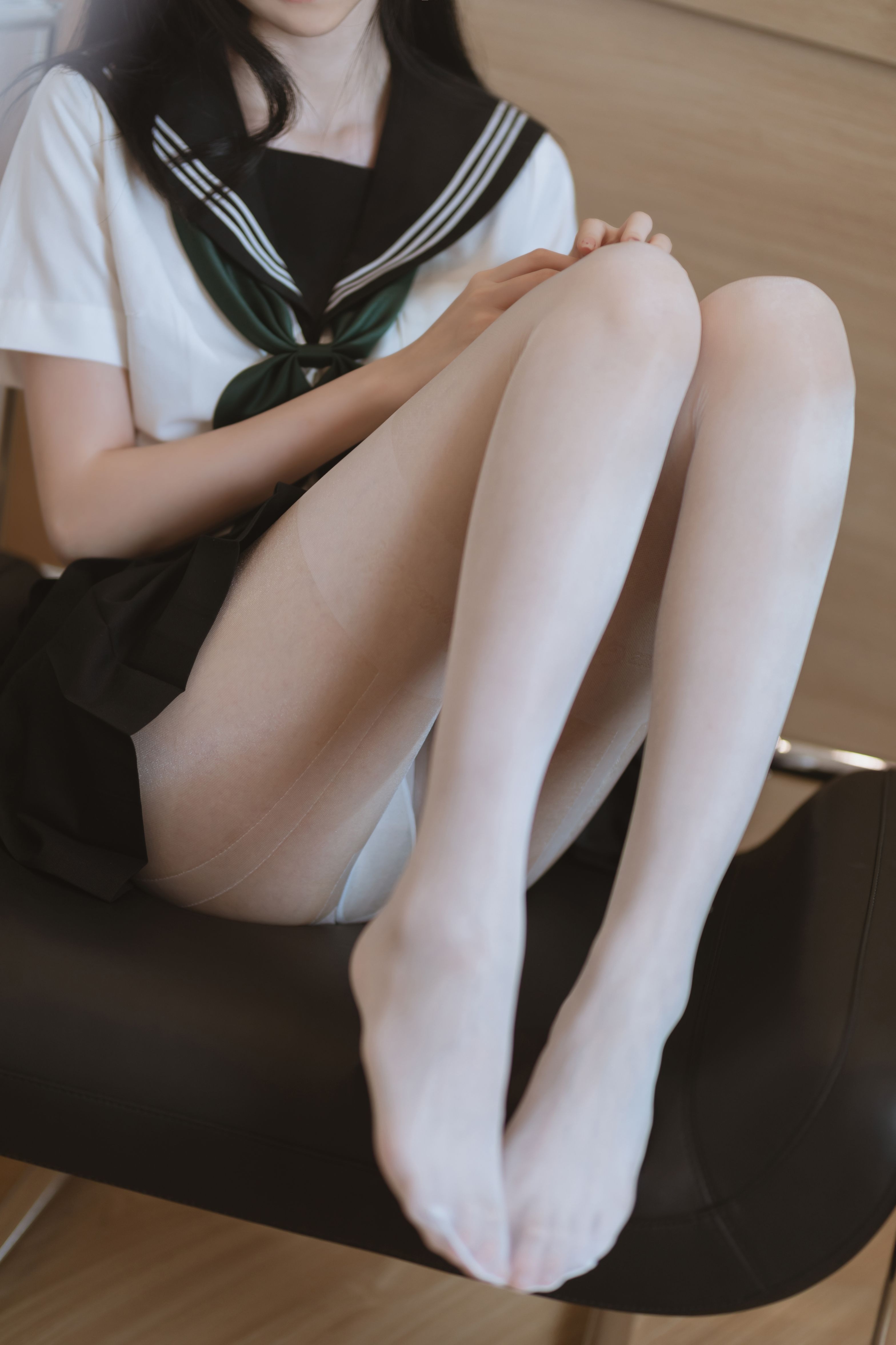 许岚LAN 白丝水手服美图拍