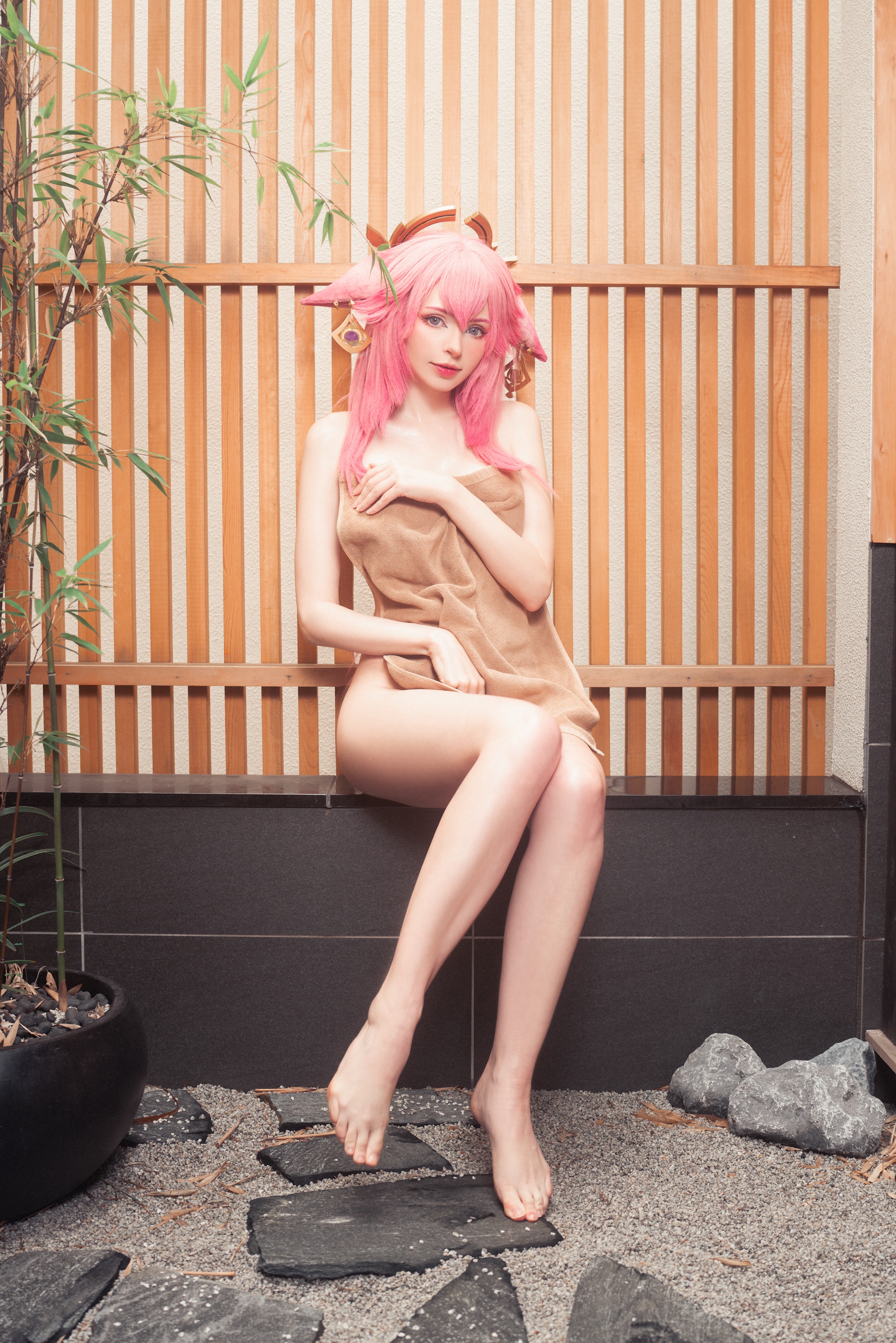 Peachmilky - Yae Miko Onsen-38