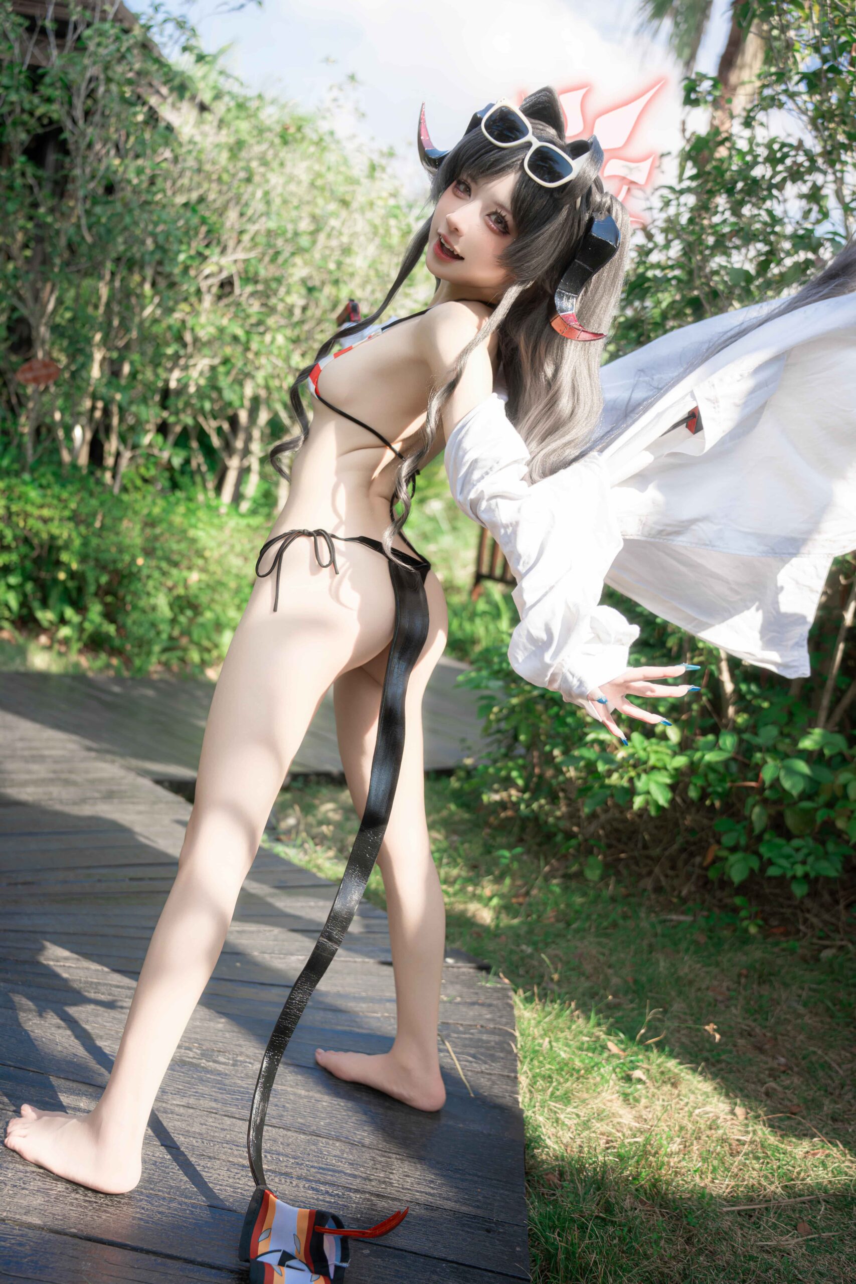 纸悦Etsu_ko 蔚蓝档案 鬼怒川霞水着-美图拍美图拍