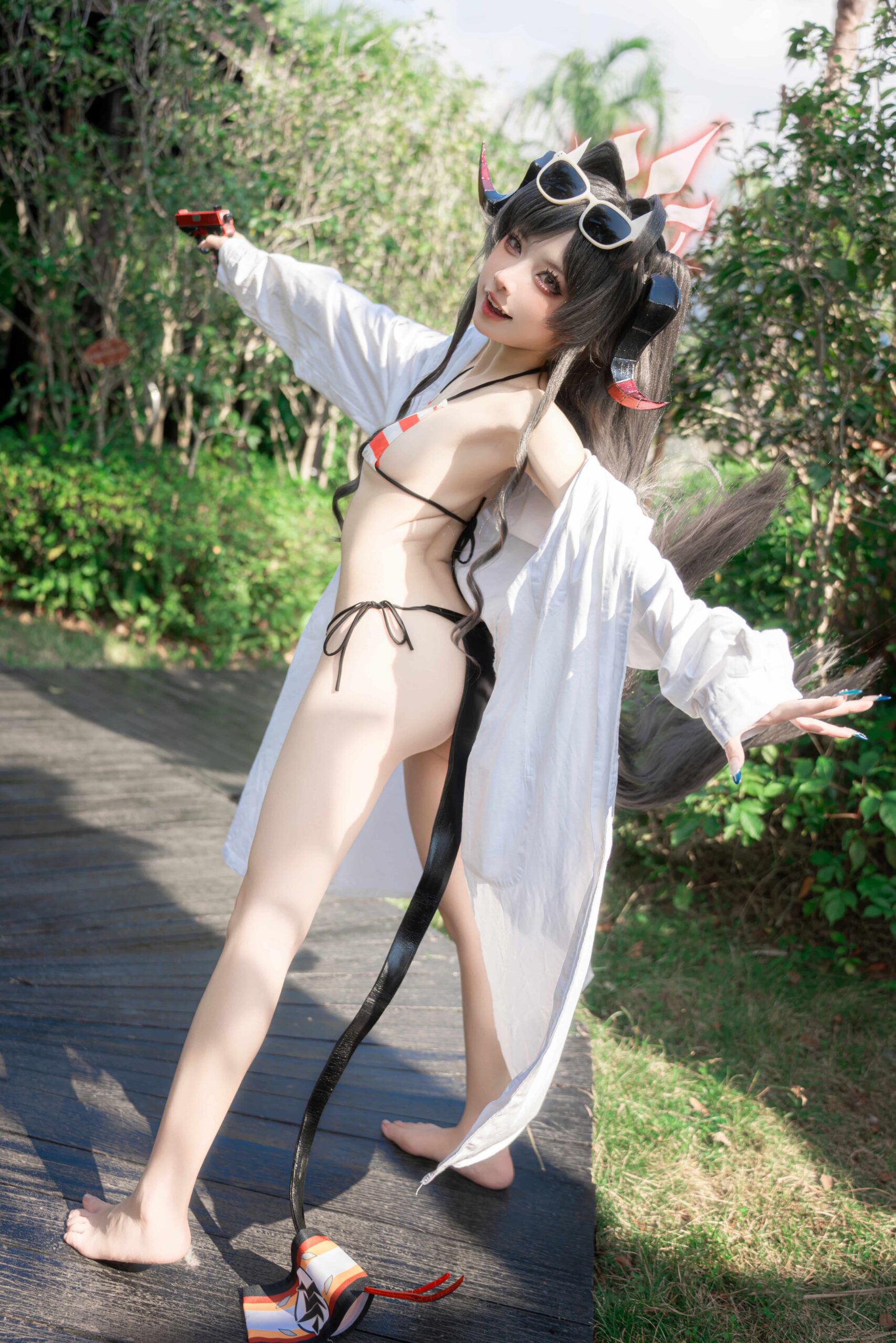 纸悦Etsu_ko 蔚蓝档案 鬼怒川霞水着-美图拍美图拍