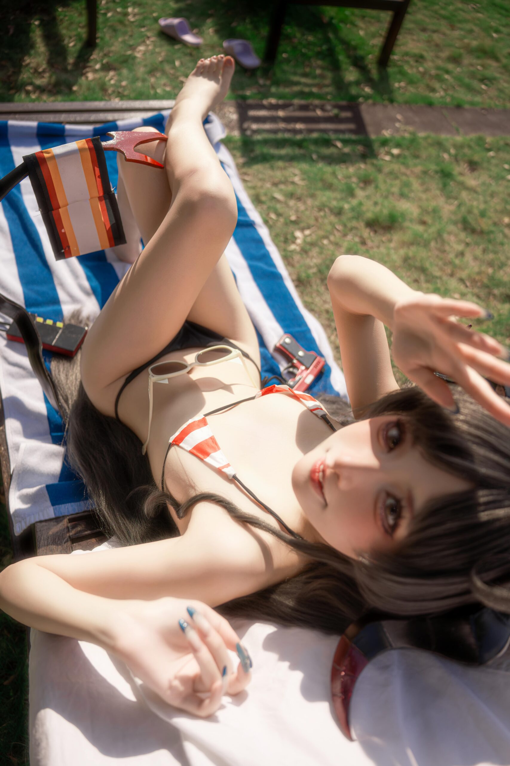 纸悦Etsu_ko 蔚蓝档案 鬼怒川霞水着-美图拍美图拍
