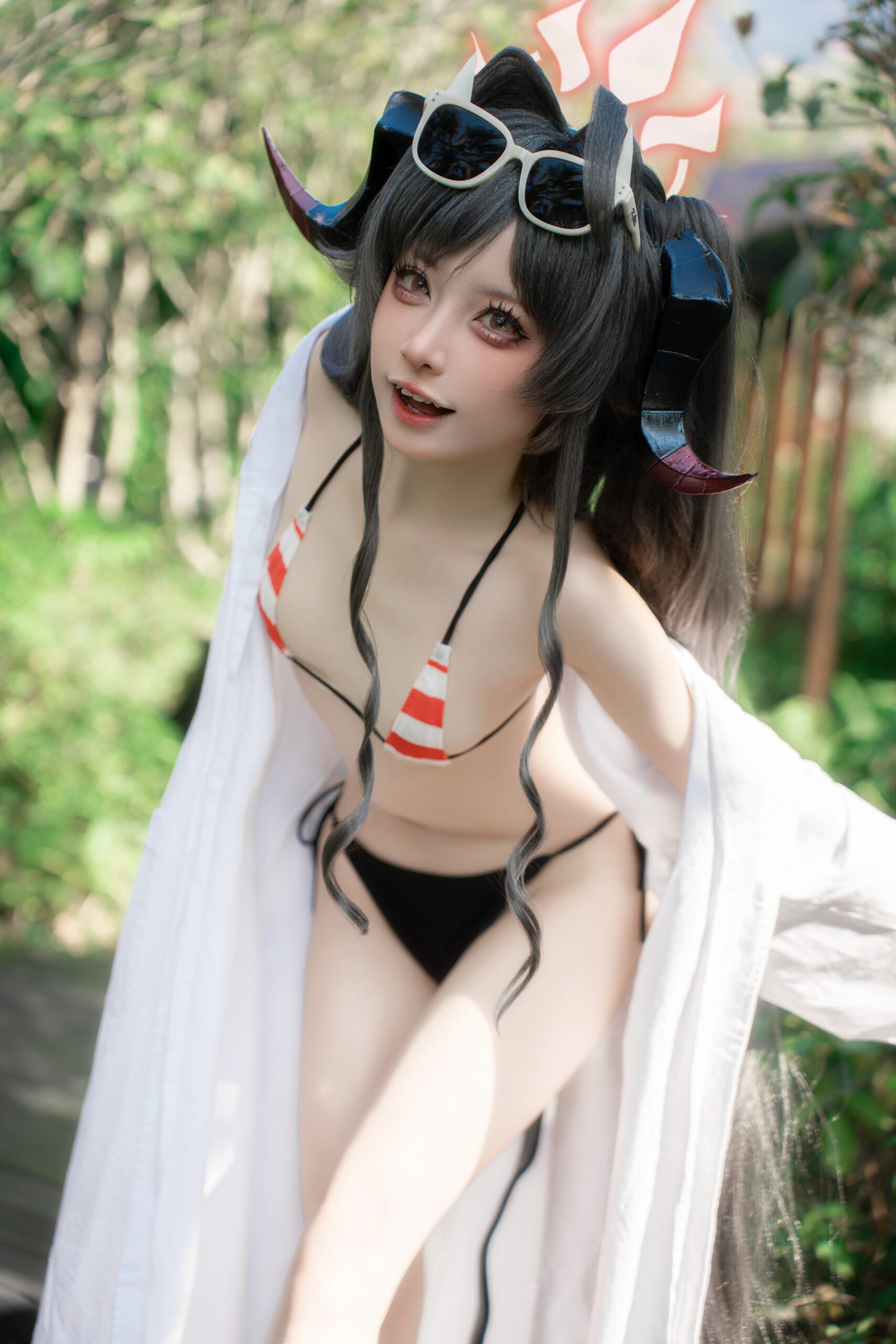 纸悦Etsu_ko 蔚蓝档案 鬼怒川霞水着-美图拍美图拍