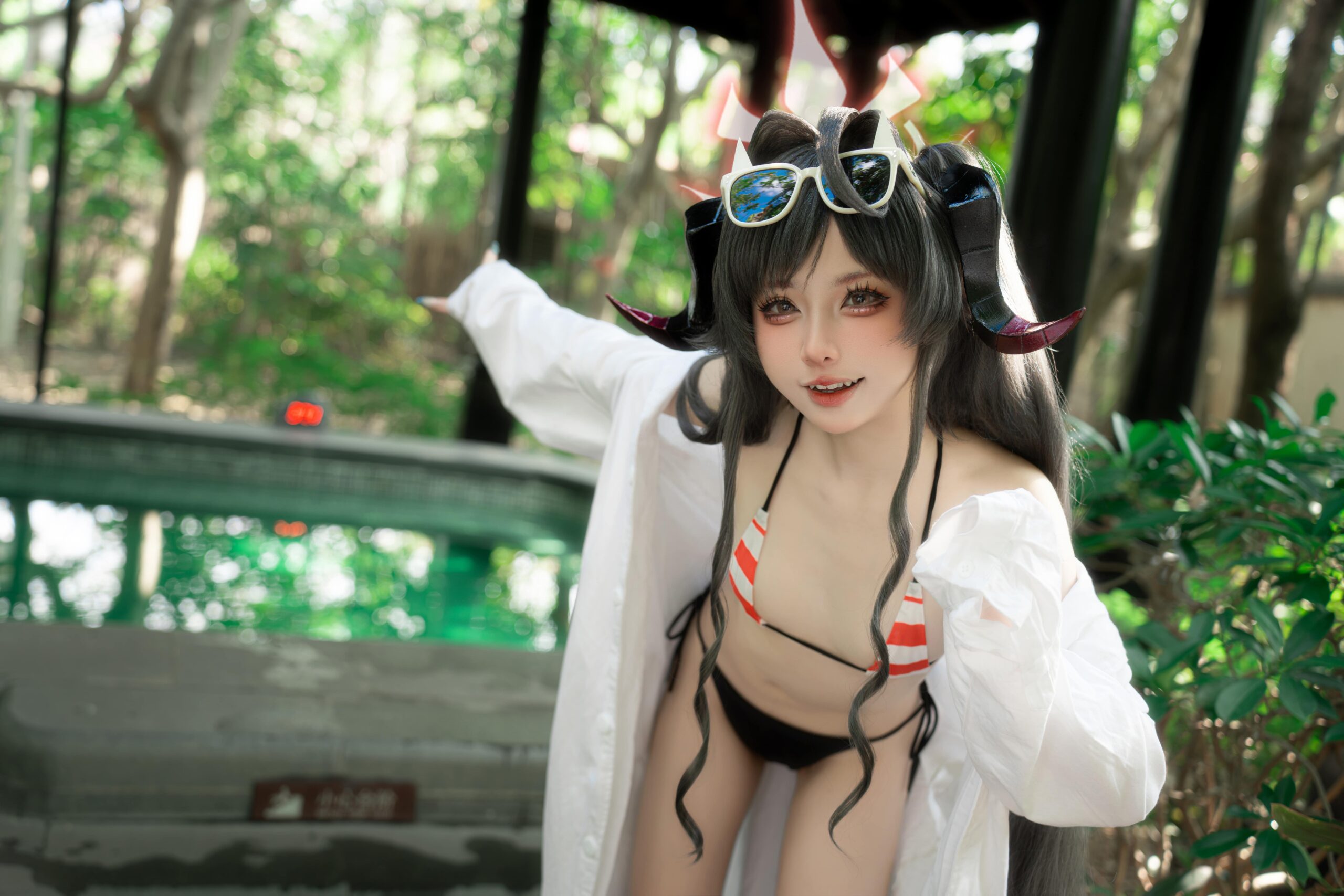 纸悦Etsu_ko 蔚蓝档案 鬼怒川霞水着-美图拍美图拍
