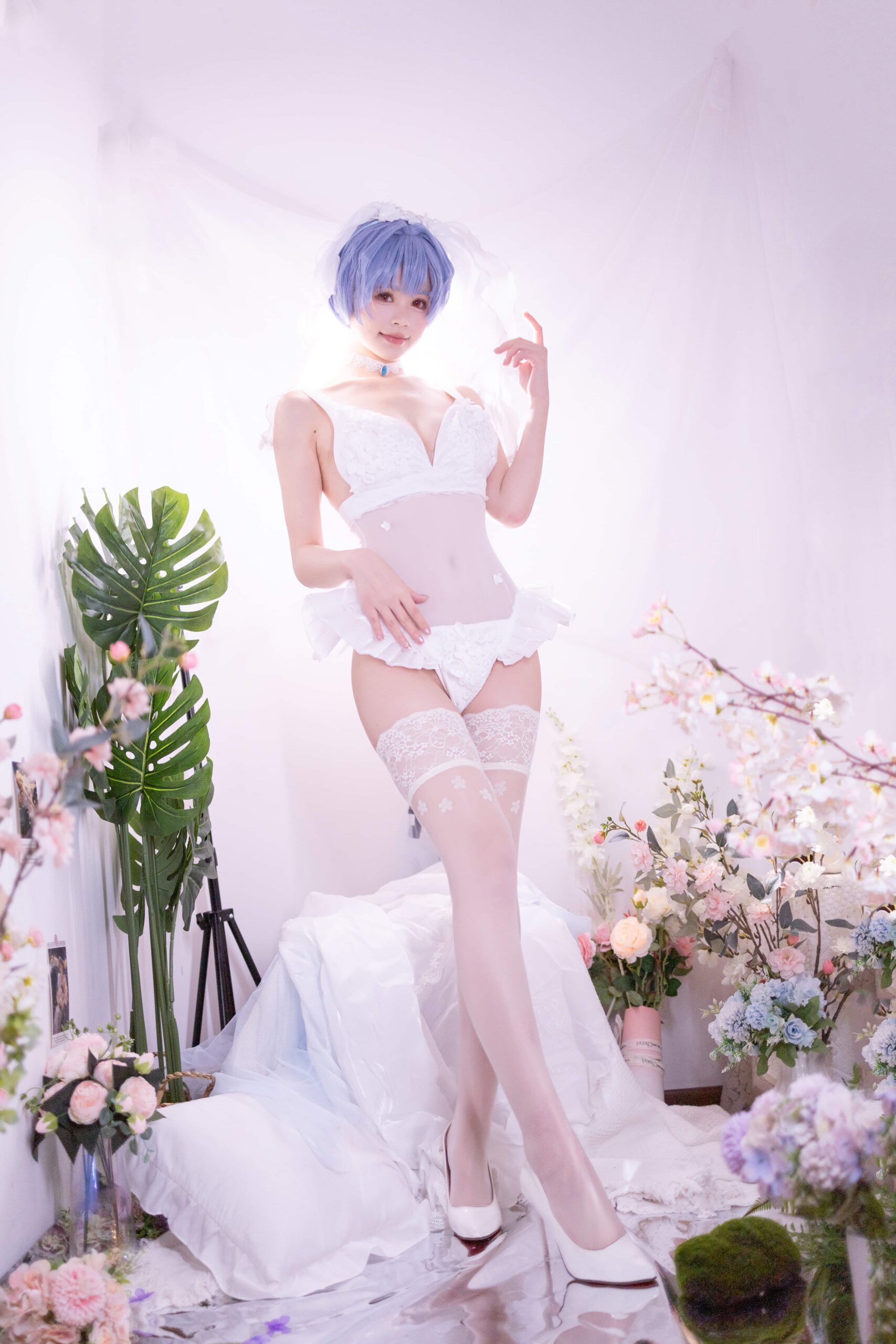 星黛鹿鹿 EVA 绫波丽花嫁-美图拍美图拍