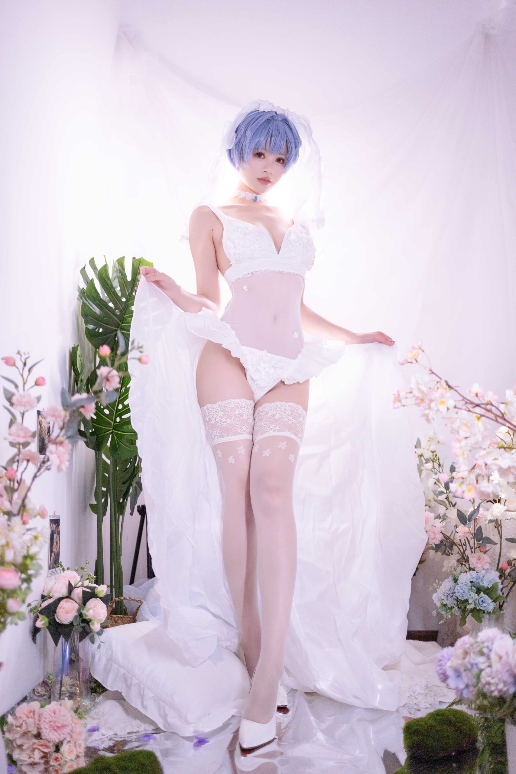 星黛鹿鹿 EVA 绫波丽花嫁-美图拍美图拍
