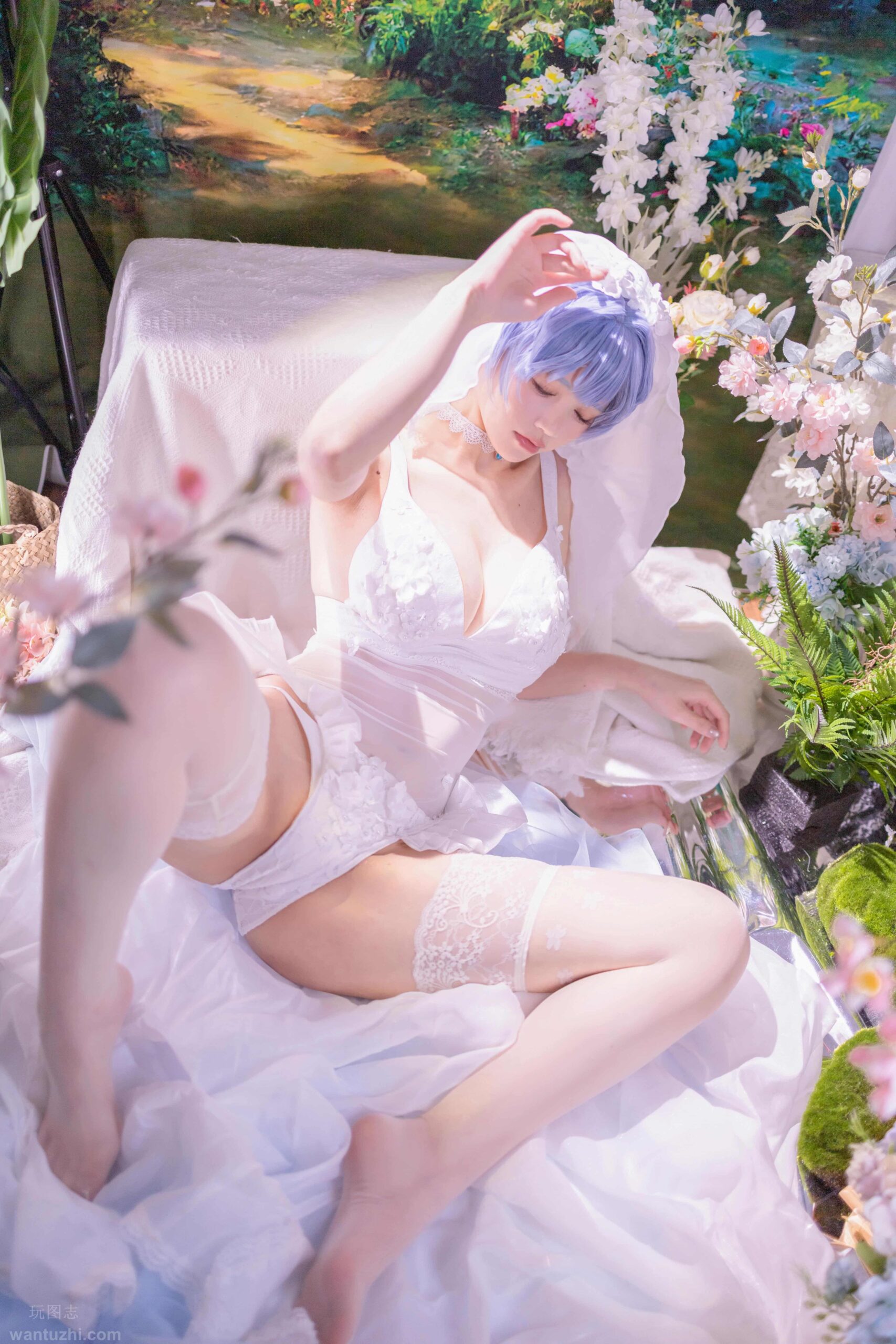 星黛鹿鹿 EVA 绫波丽花嫁-美图拍美图拍