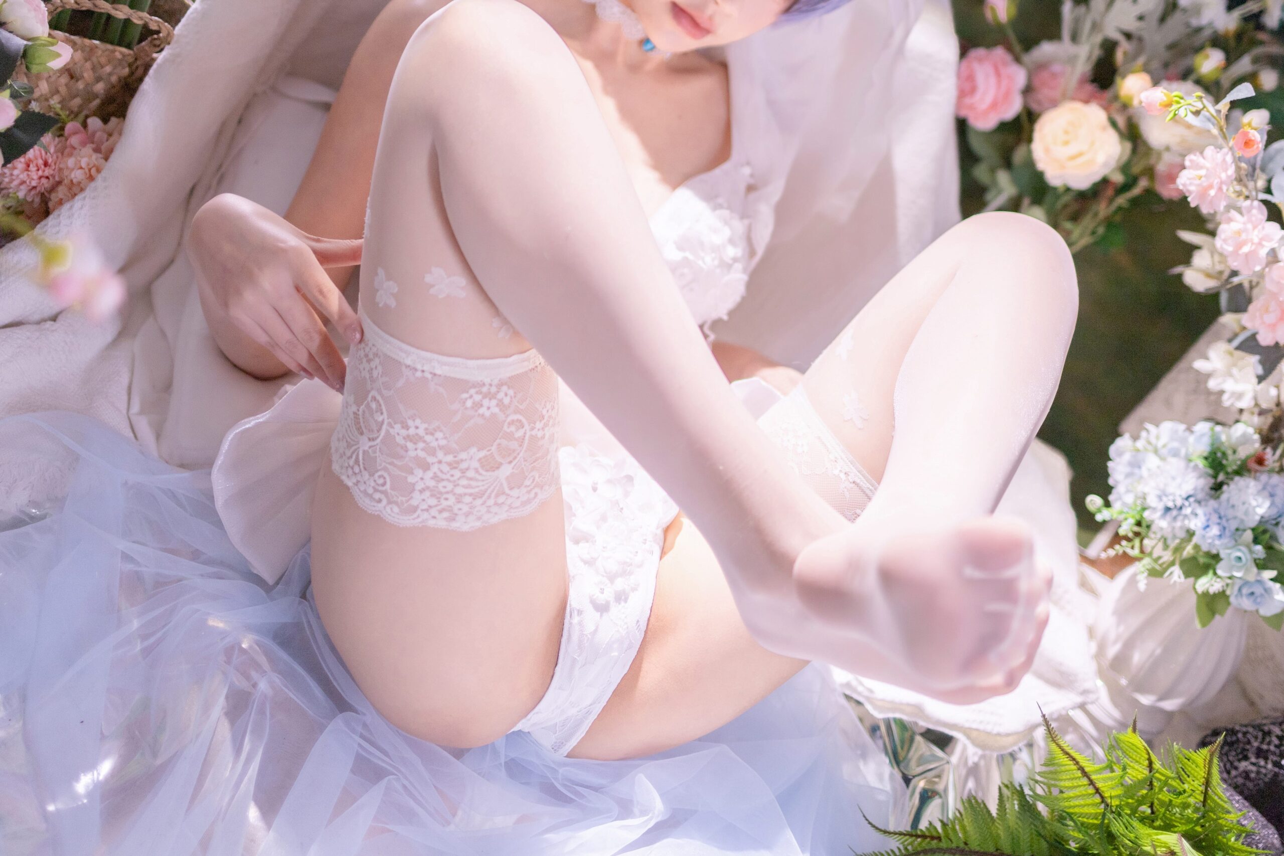 星黛鹿鹿 EVA 绫波丽花嫁-美图拍美图拍