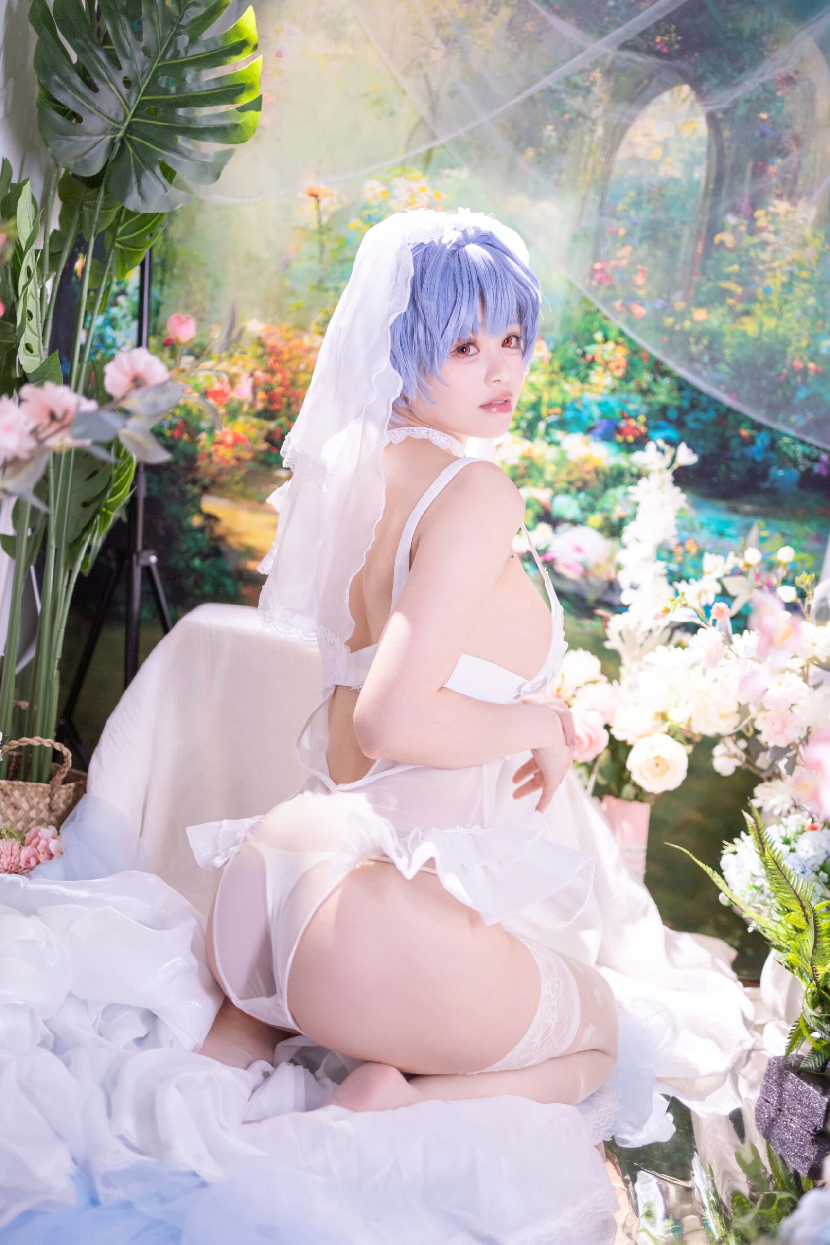 星黛鹿鹿 EVA 绫波丽花嫁-美图拍美图拍