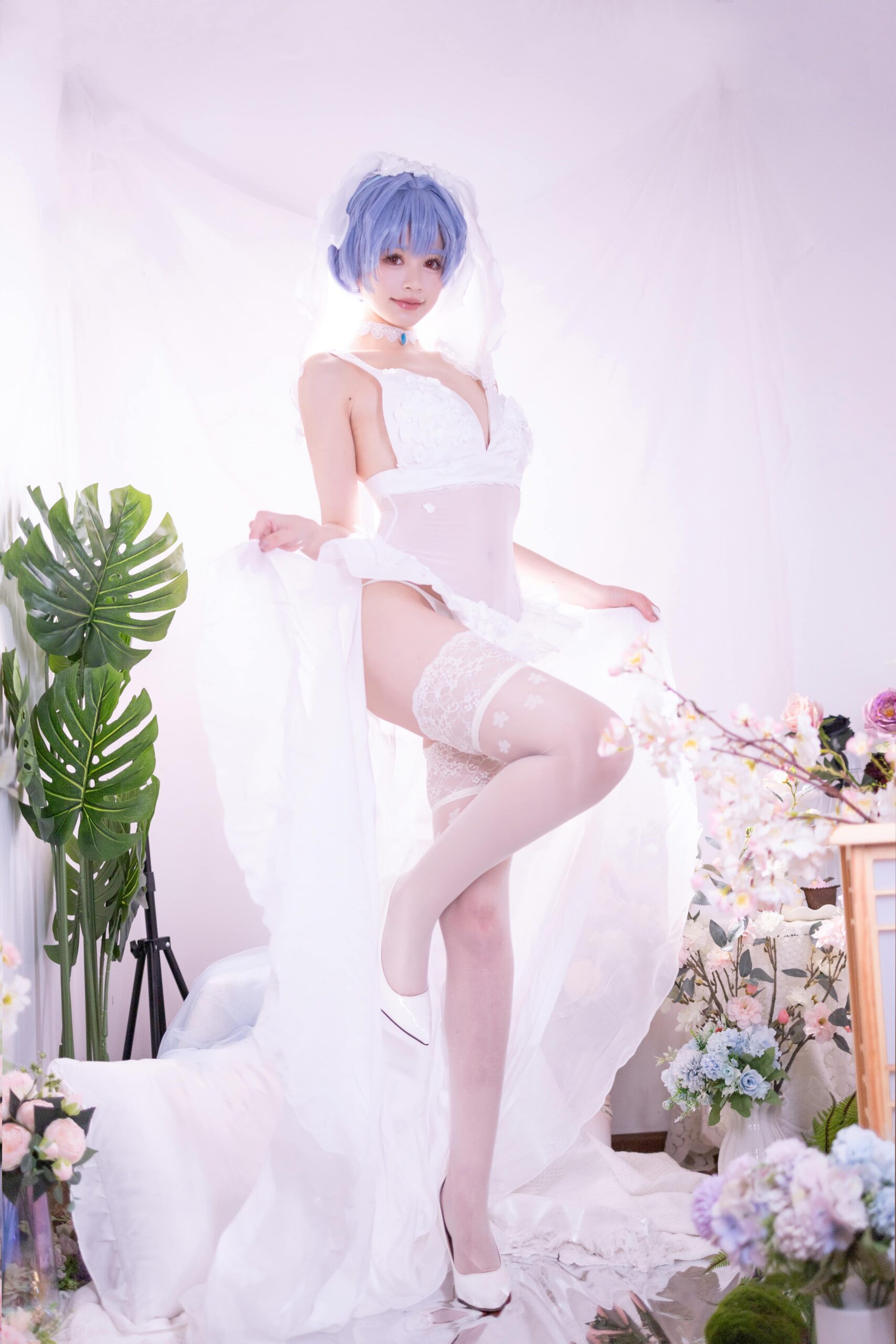星黛鹿鹿 EVA 绫波丽花嫁-美图拍美图拍