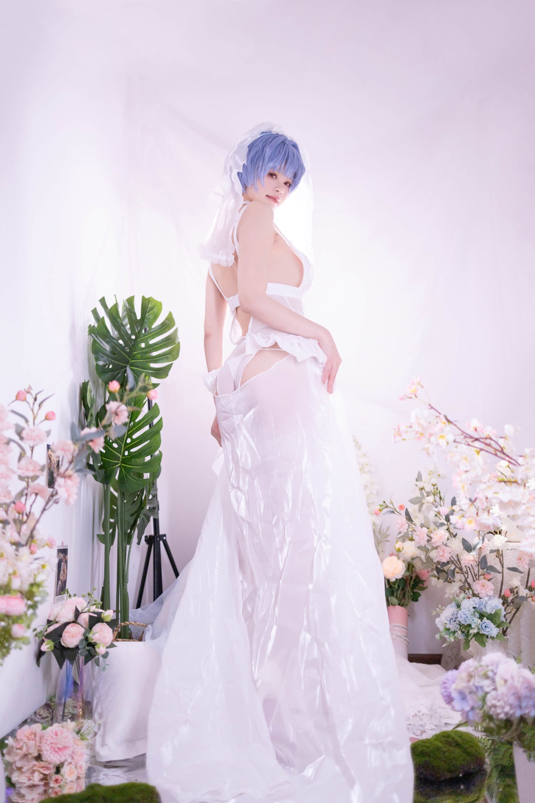 星黛鹿鹿 EVA 绫波丽花嫁-美图拍美图拍