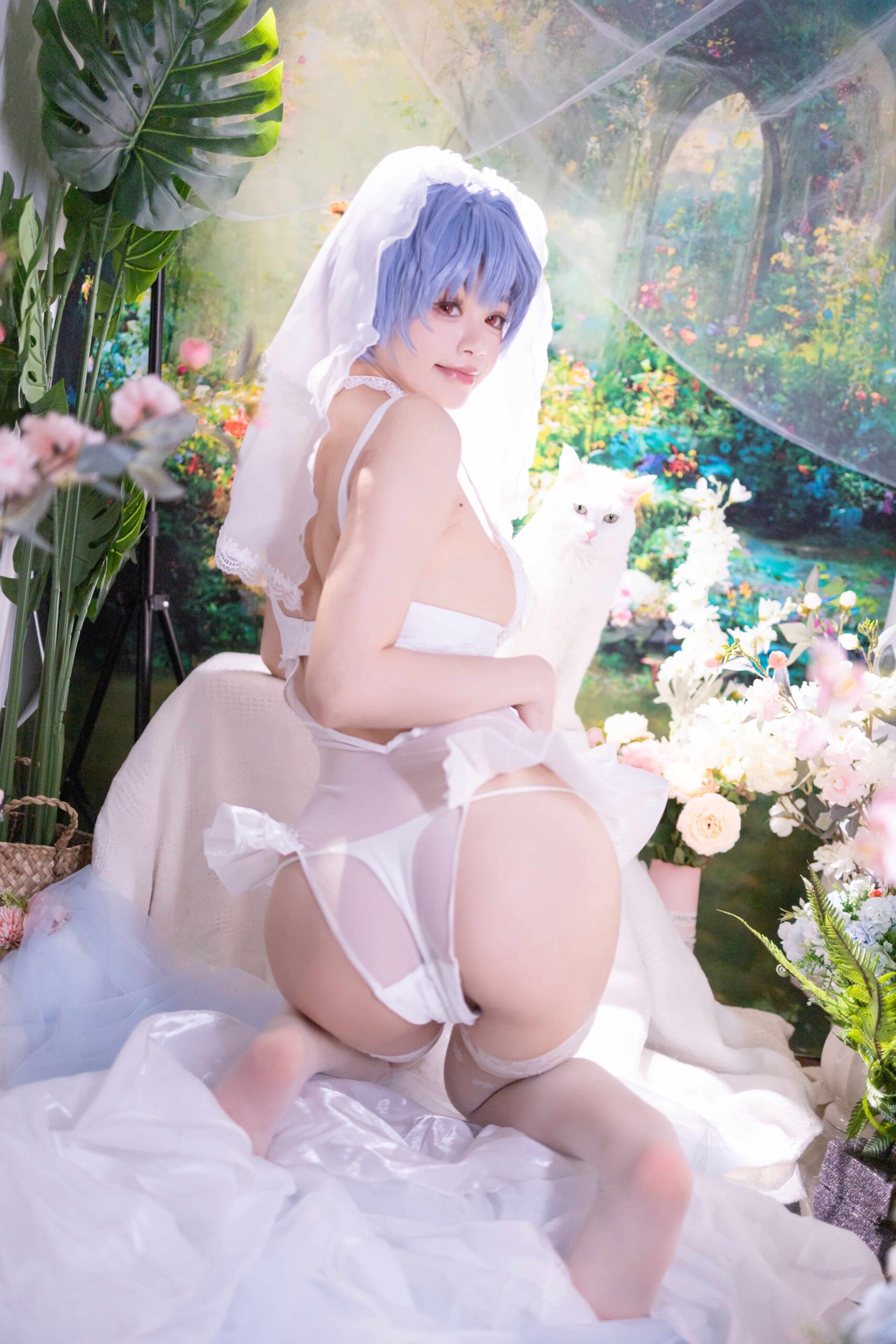 星黛鹿鹿 EVA 绫波丽花嫁-美图拍美图拍