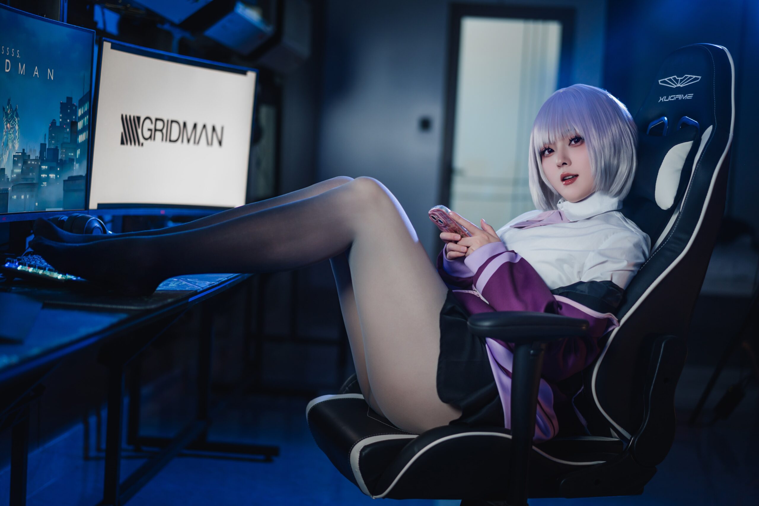 Natsuko夏夏子 – GRIDMAN 新条茜-美图拍美图拍