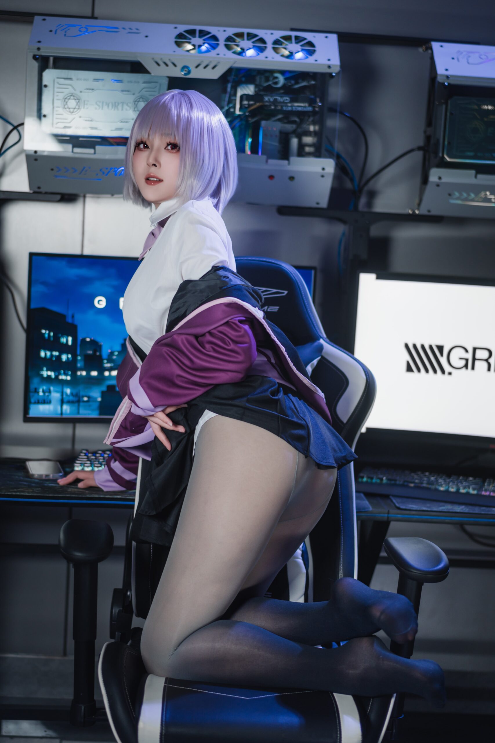 Natsuko夏夏子 – GRIDMAN 新条茜-美图拍美图拍