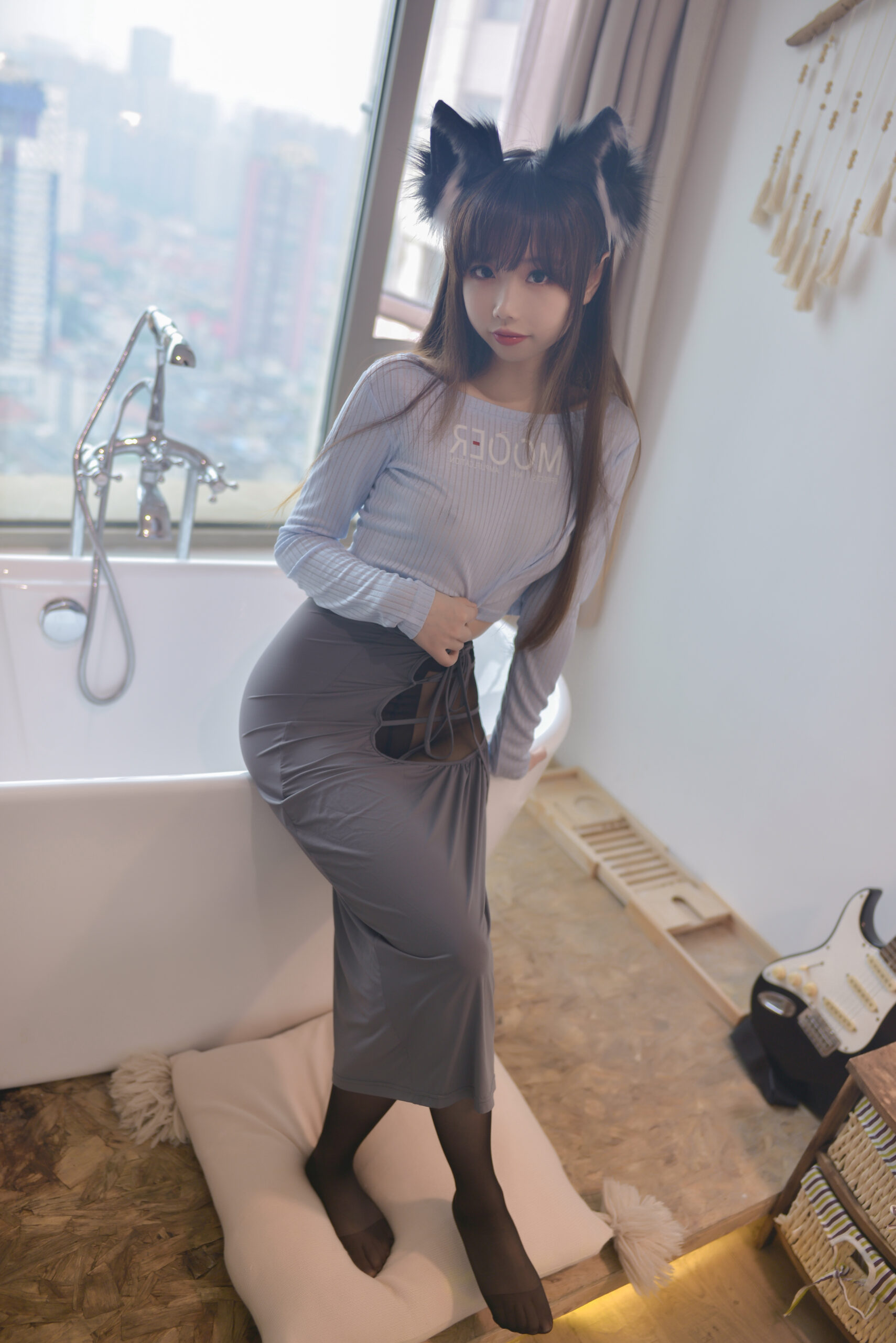 雪琪sama 吉他妹妹-美图拍美图拍
