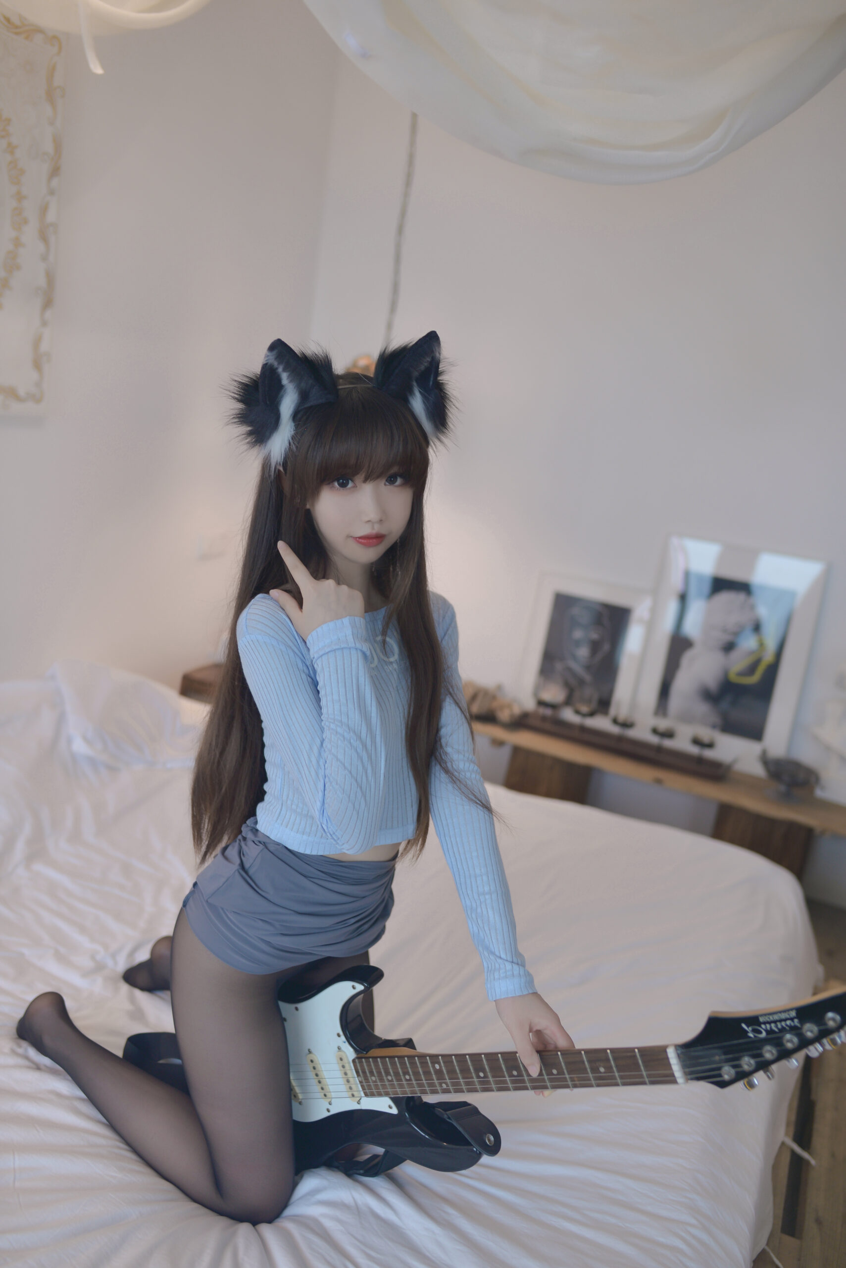 雪琪sama 吉他妹妹-美图拍美图拍