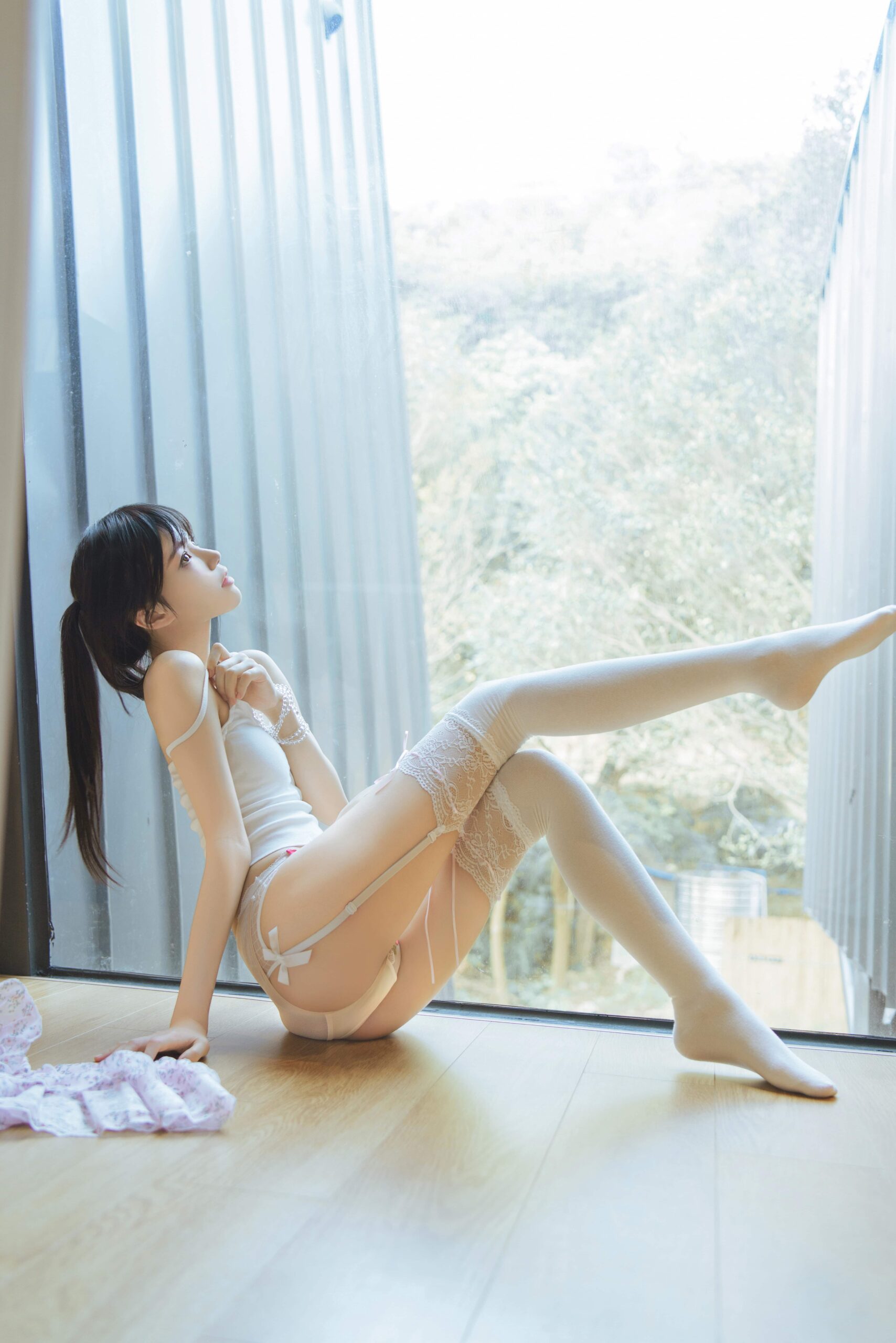 桜桃喵 春日碎花美图拍