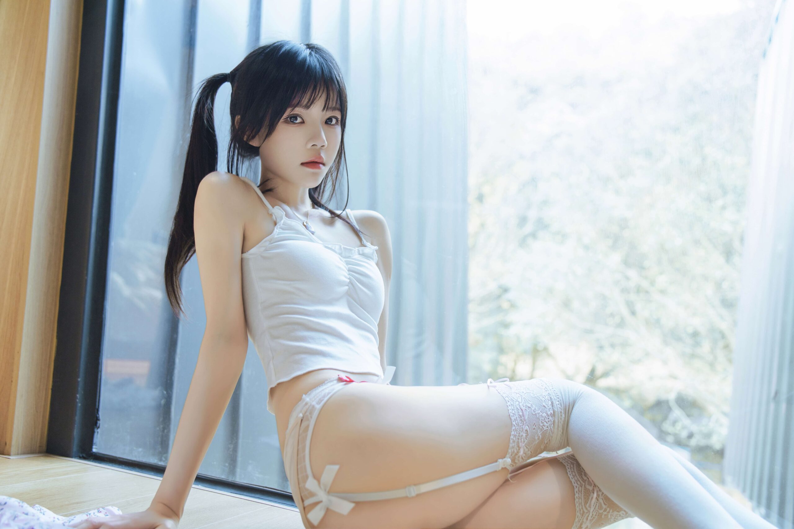 桜桃喵 春日碎花美图拍