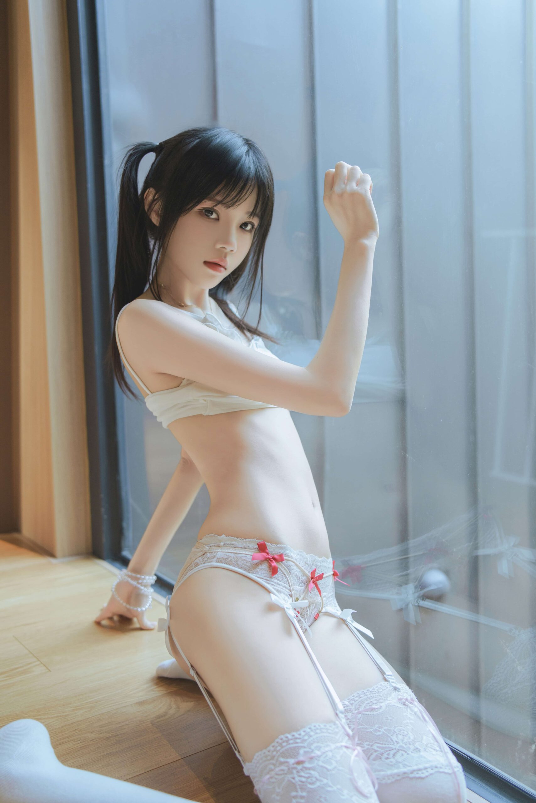 桜桃喵 春日碎花美图拍