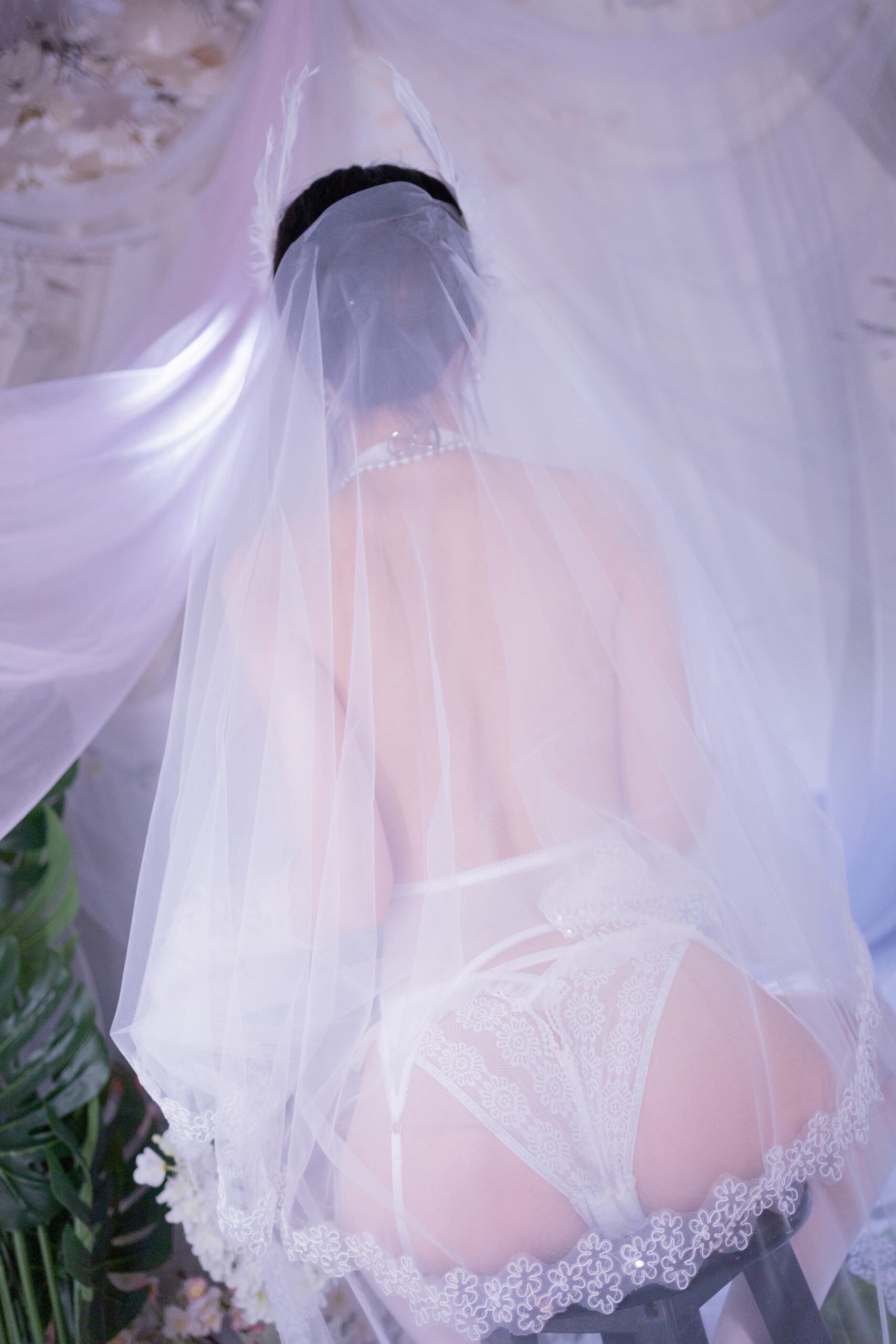 星黛鹿鹿 白丝花嫁美图拍