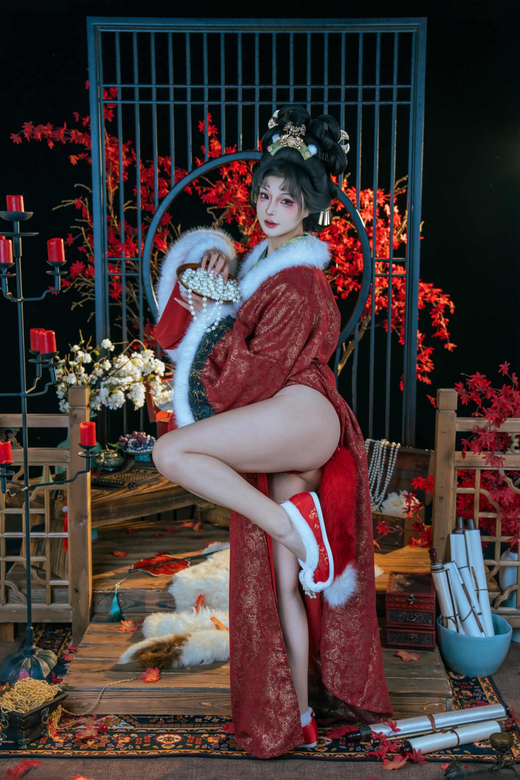 yuuhui玉汇 狐仙的报恩美图拍