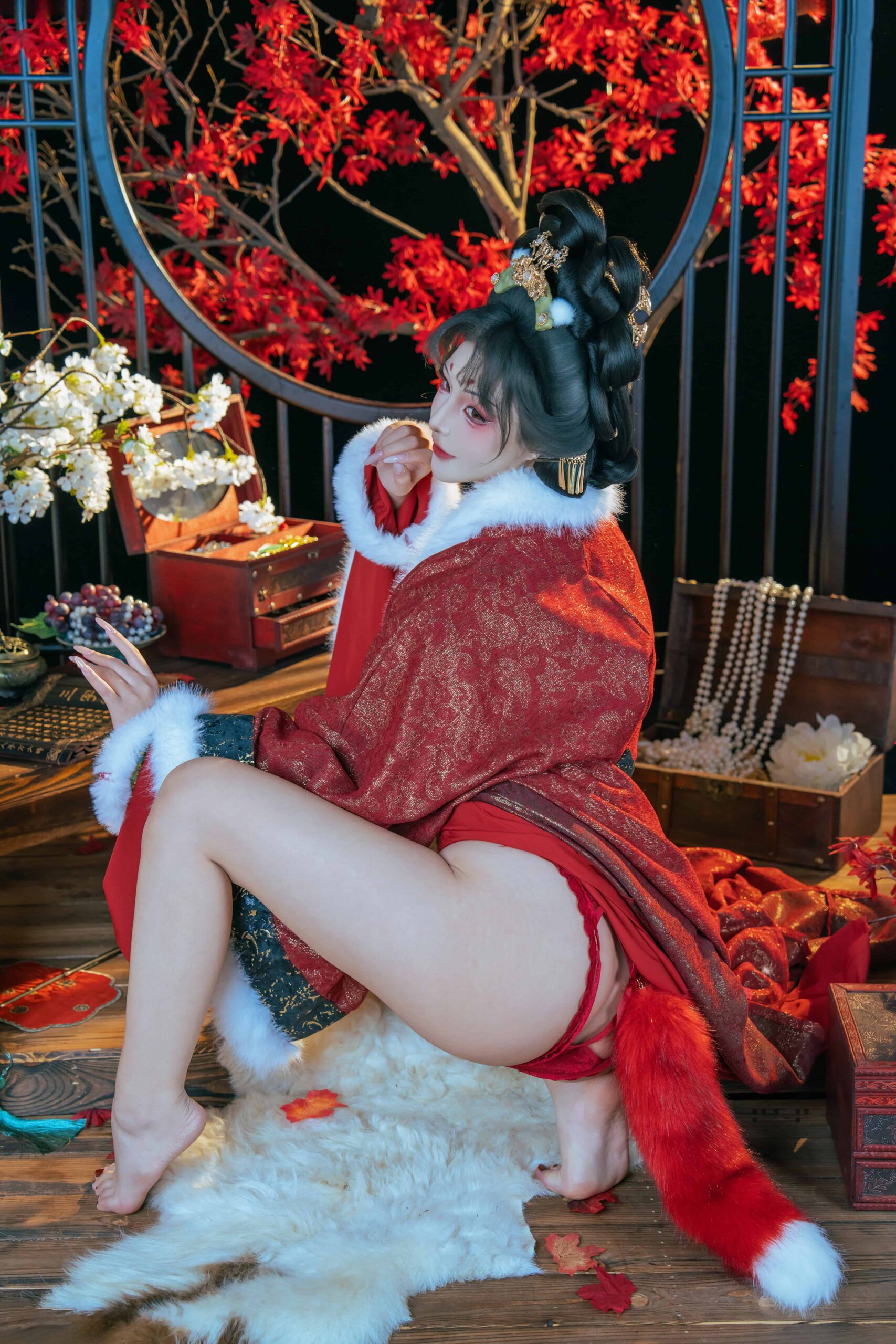 yuuhui玉汇 狐仙的报恩美图拍