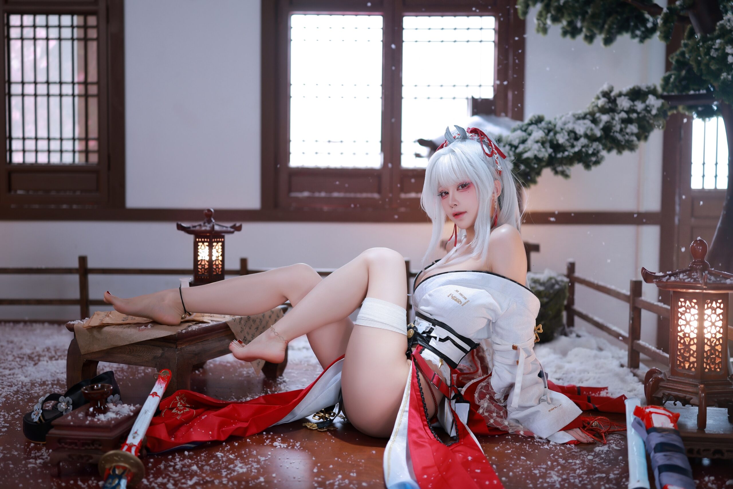 水淼aqua 鸣潮 绯雪美图拍