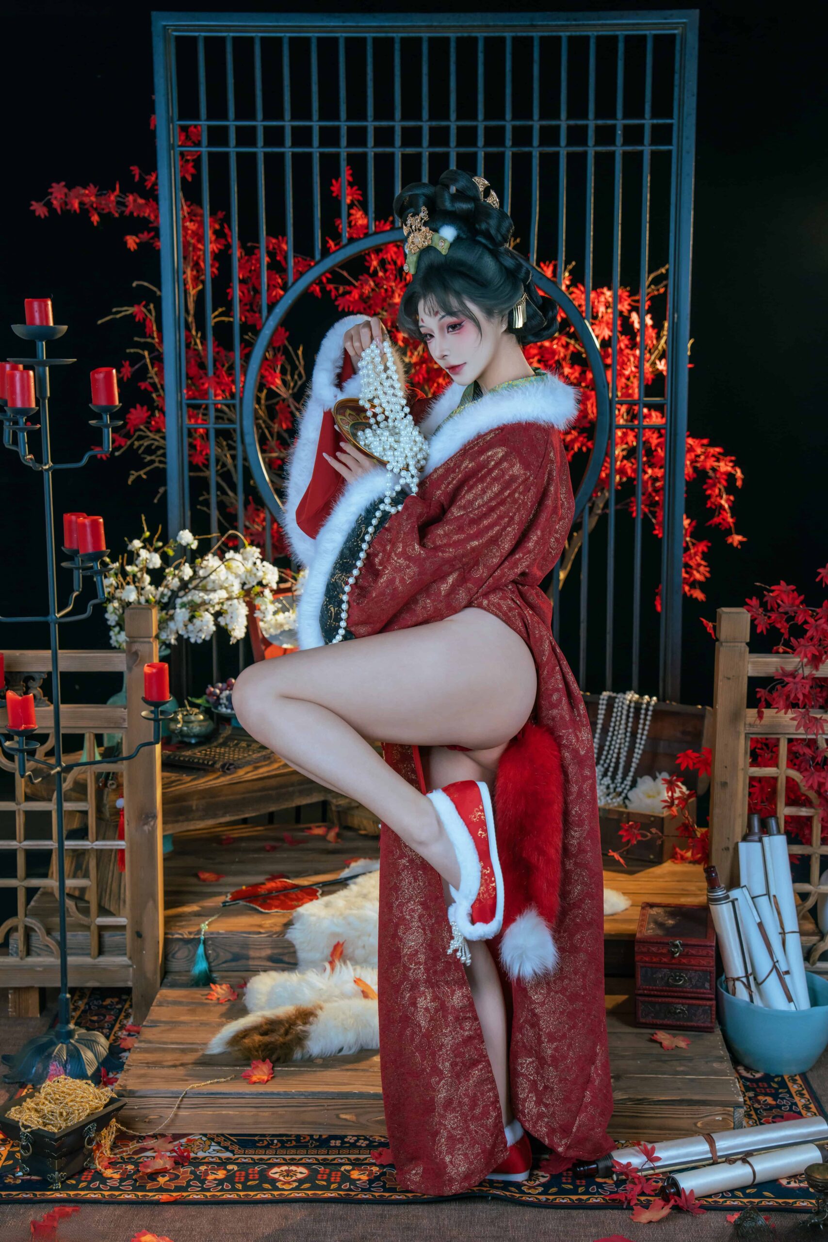 yuuhui玉汇 狐仙的报恩美图拍