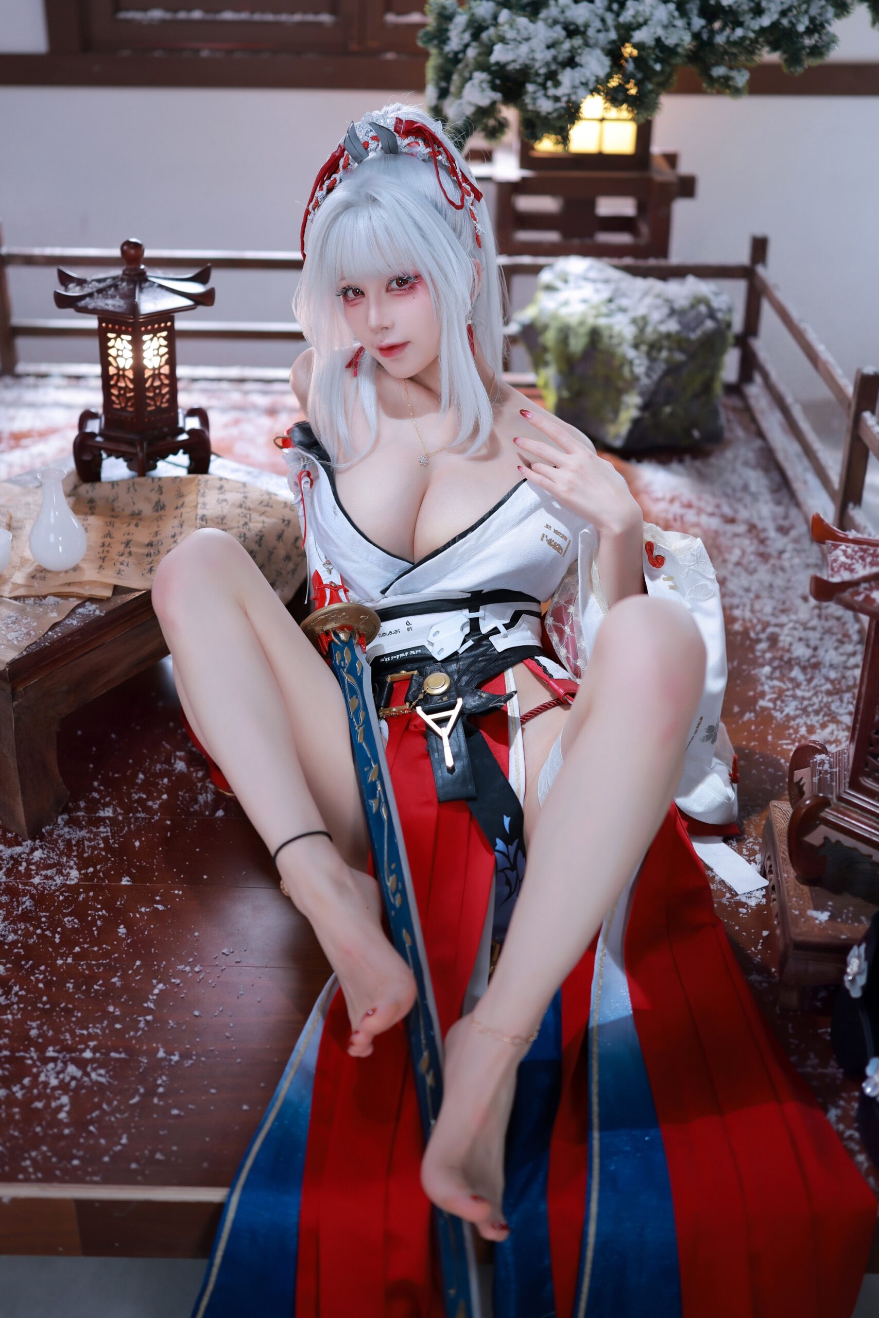 水淼aqua 鸣潮 绯雪美图拍