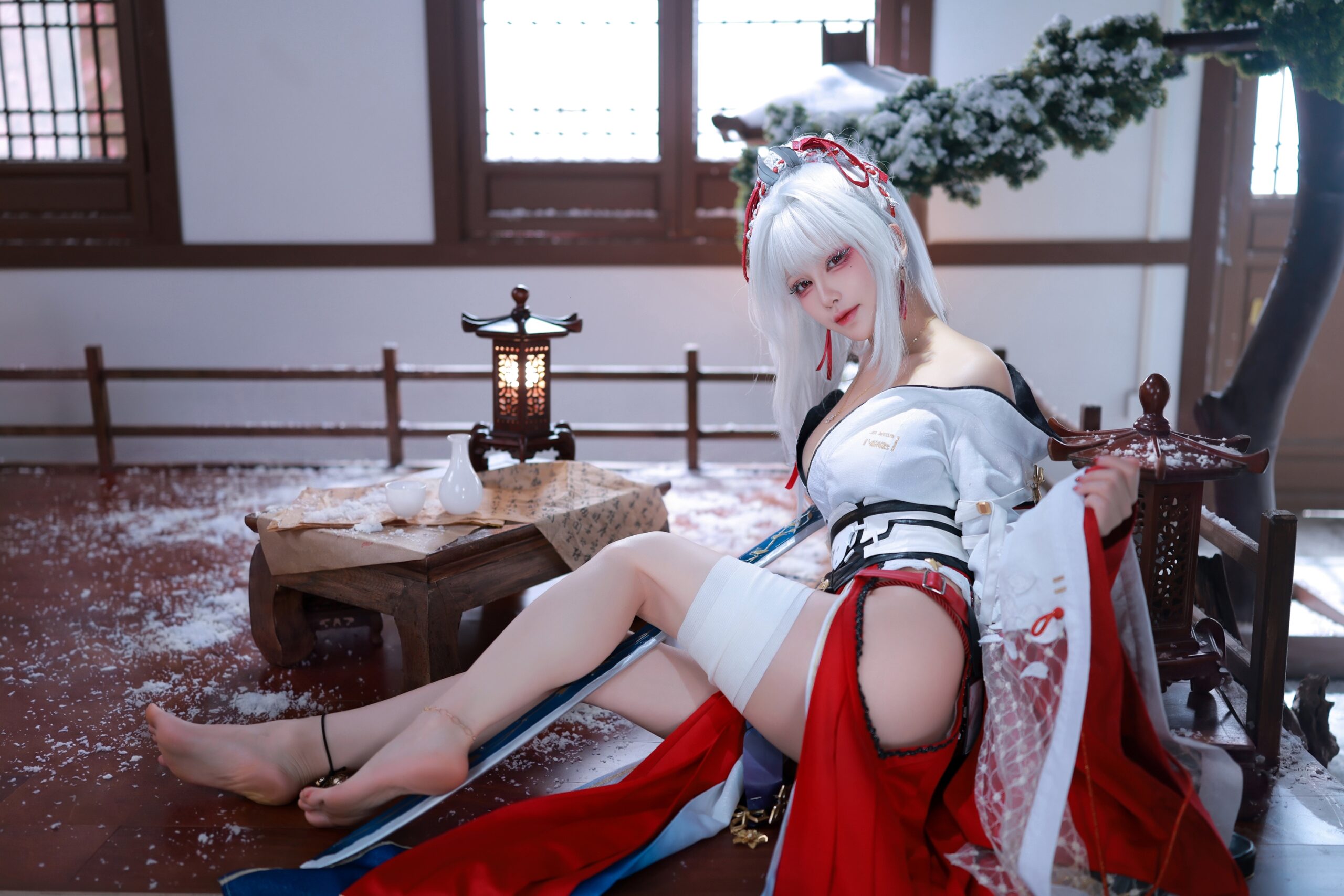 水淼aqua 鸣潮 绯雪美图拍