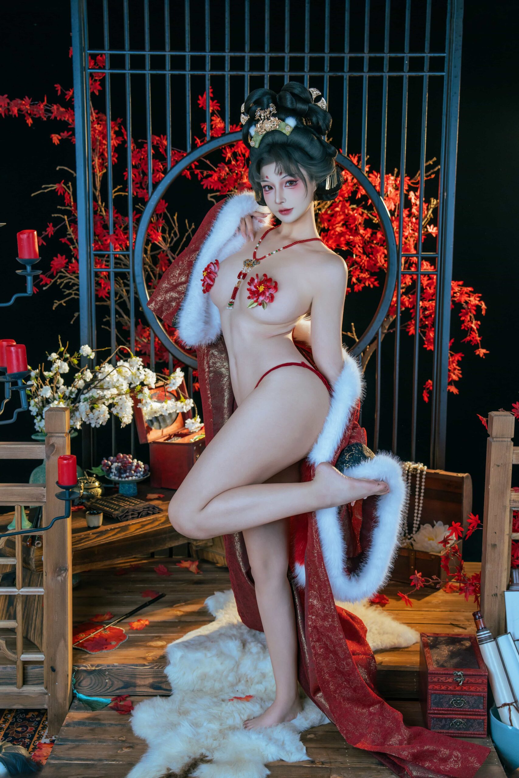yuuhui玉汇 狐仙的报恩美图拍