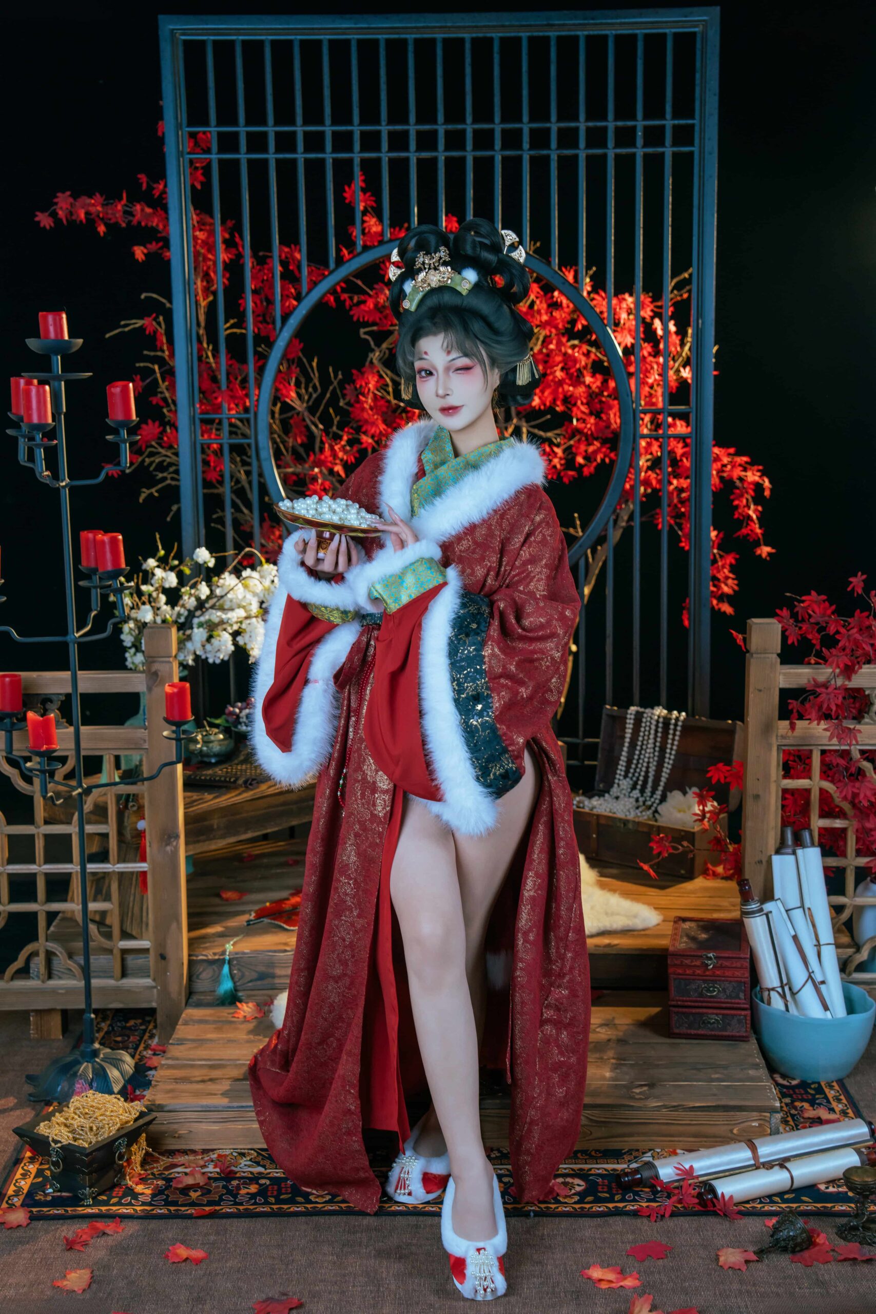 yuuhui玉汇 狐仙的报恩美图拍