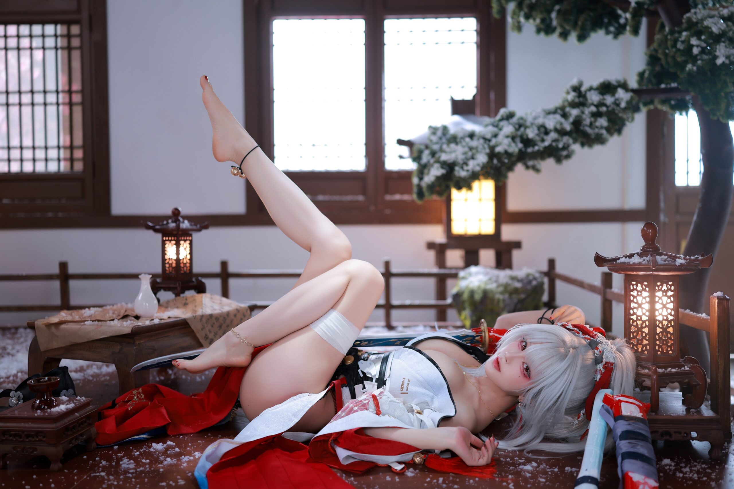 水淼aqua 鸣潮 绯雪美图拍