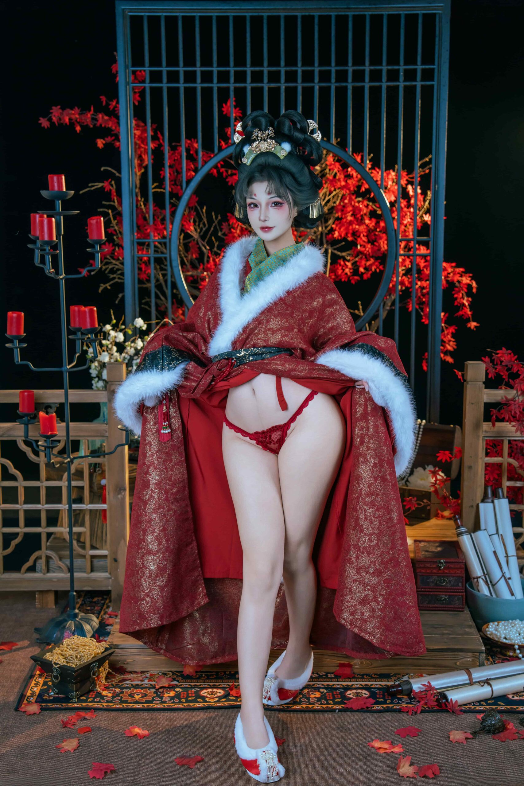 yuuhui玉汇 狐仙的报恩美图拍