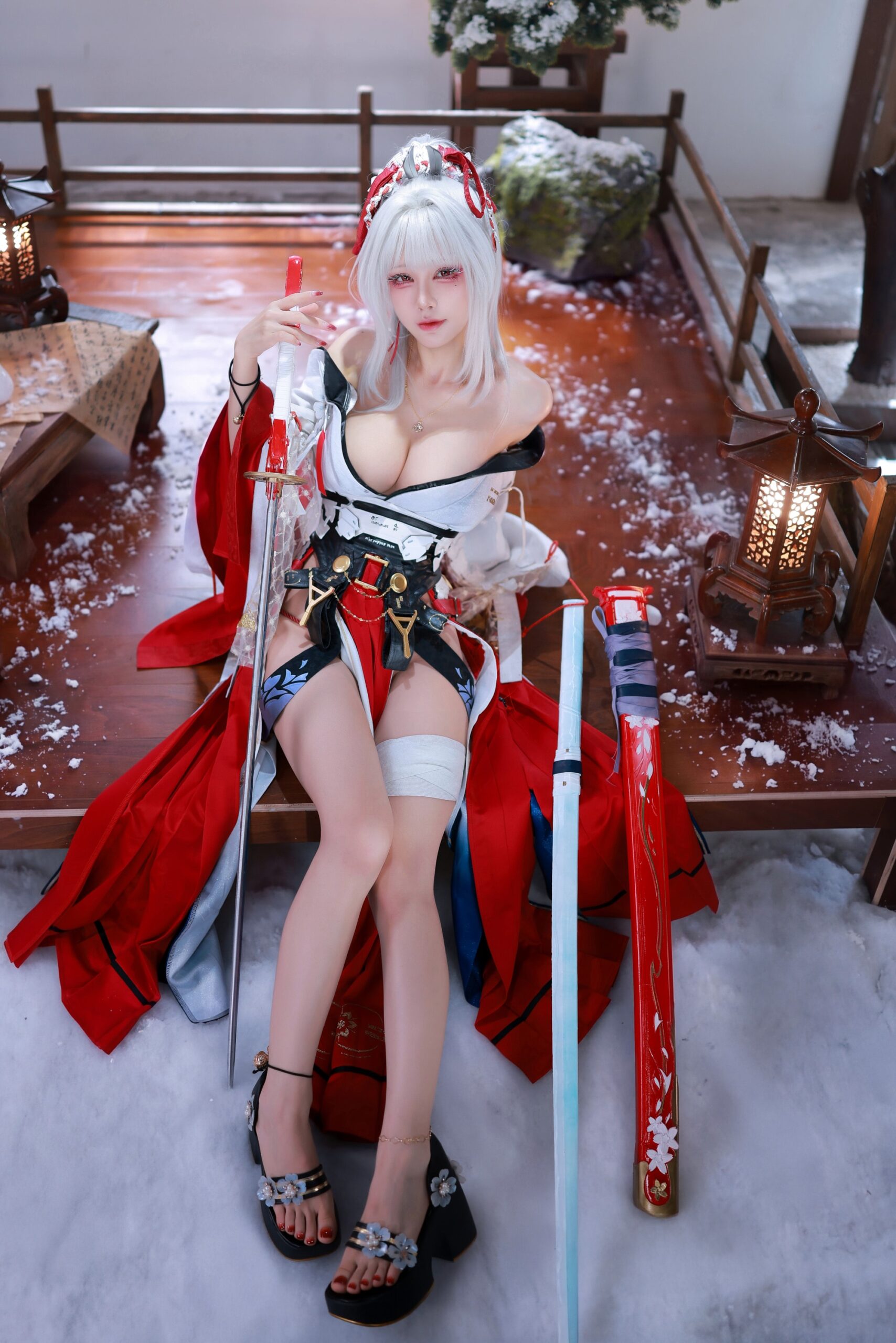 水淼aqua 鸣潮 绯雪美图拍