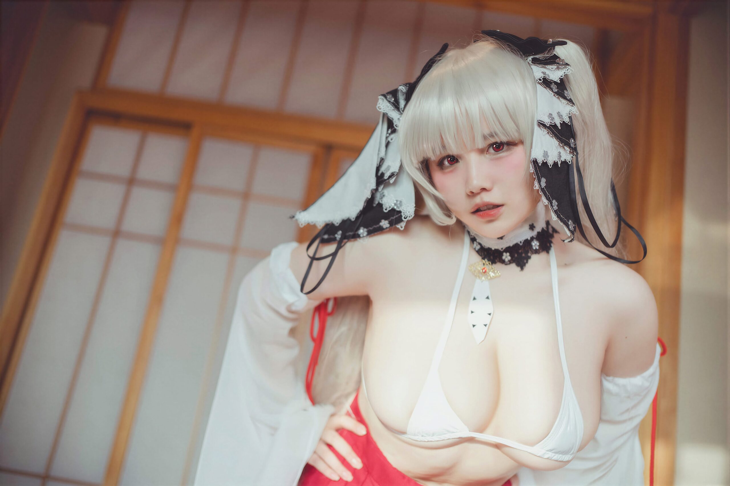 阿半今天很开心 碧蓝航线 可畏巫女2美图拍