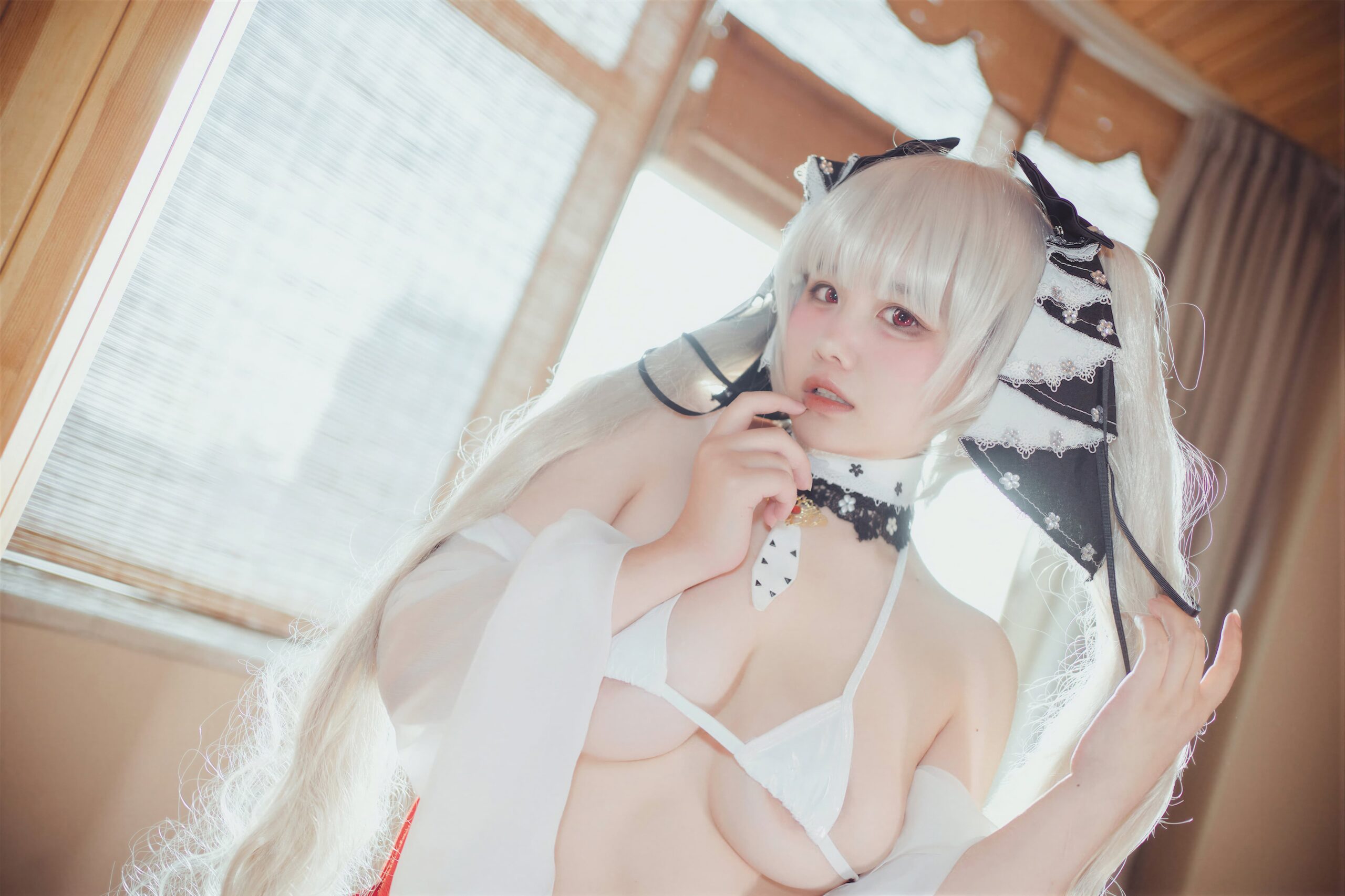 阿半今天很开心 碧蓝航线 可畏巫女2美图拍